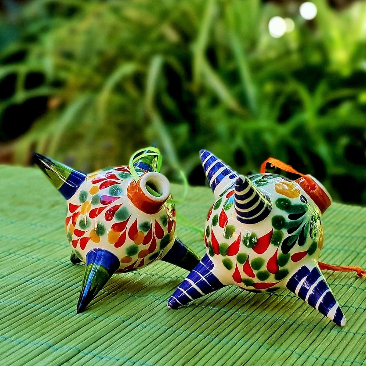 Ornament Piñata SET handcrafts ceramic handmade mexico talavera