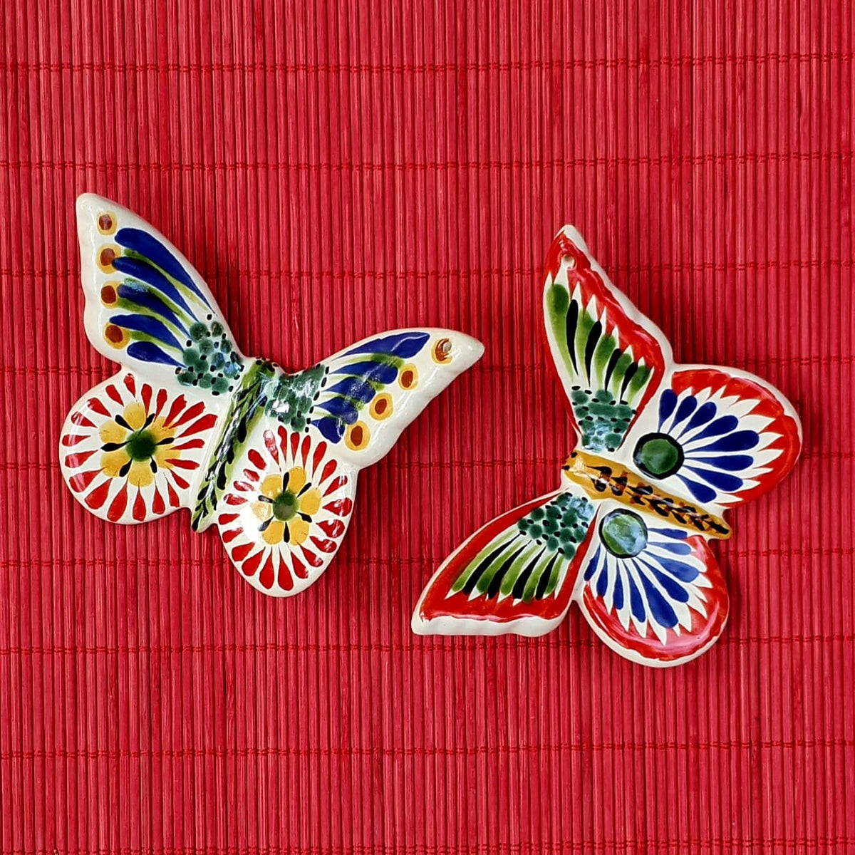 Ornament Butterfly Set of 2 MultiColors