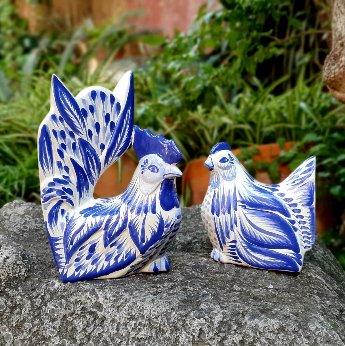 handcrafts-rooster-and-hen-