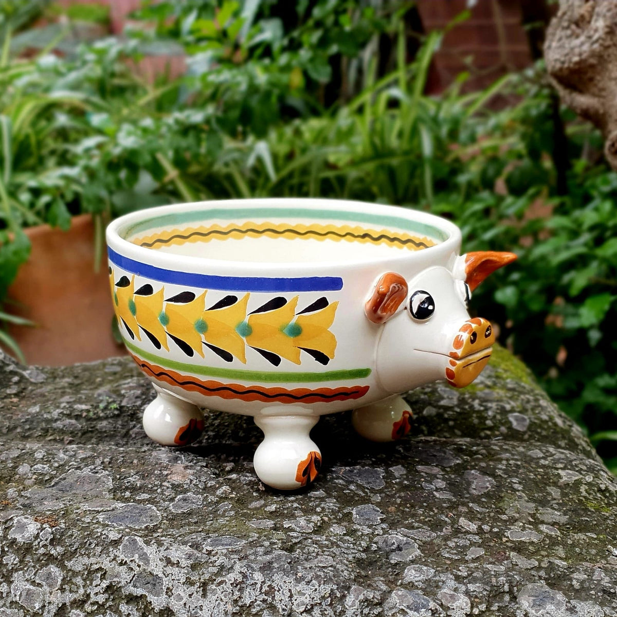 Pig Molcajete Bowl MultiColors