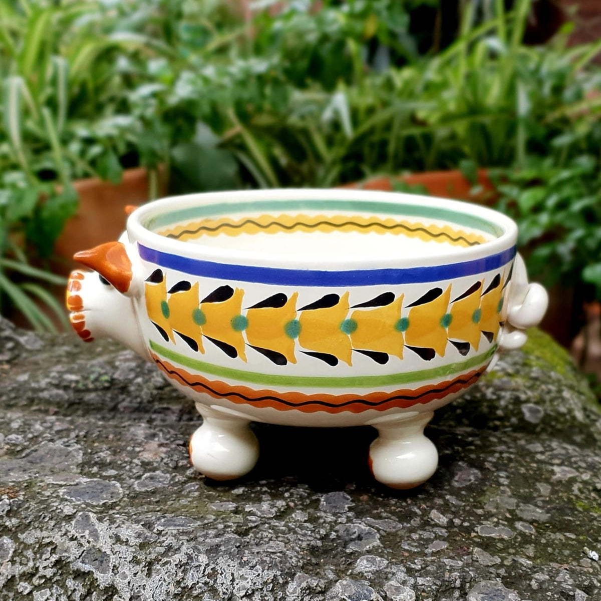 Pig Molcajete Bowl MultiColors