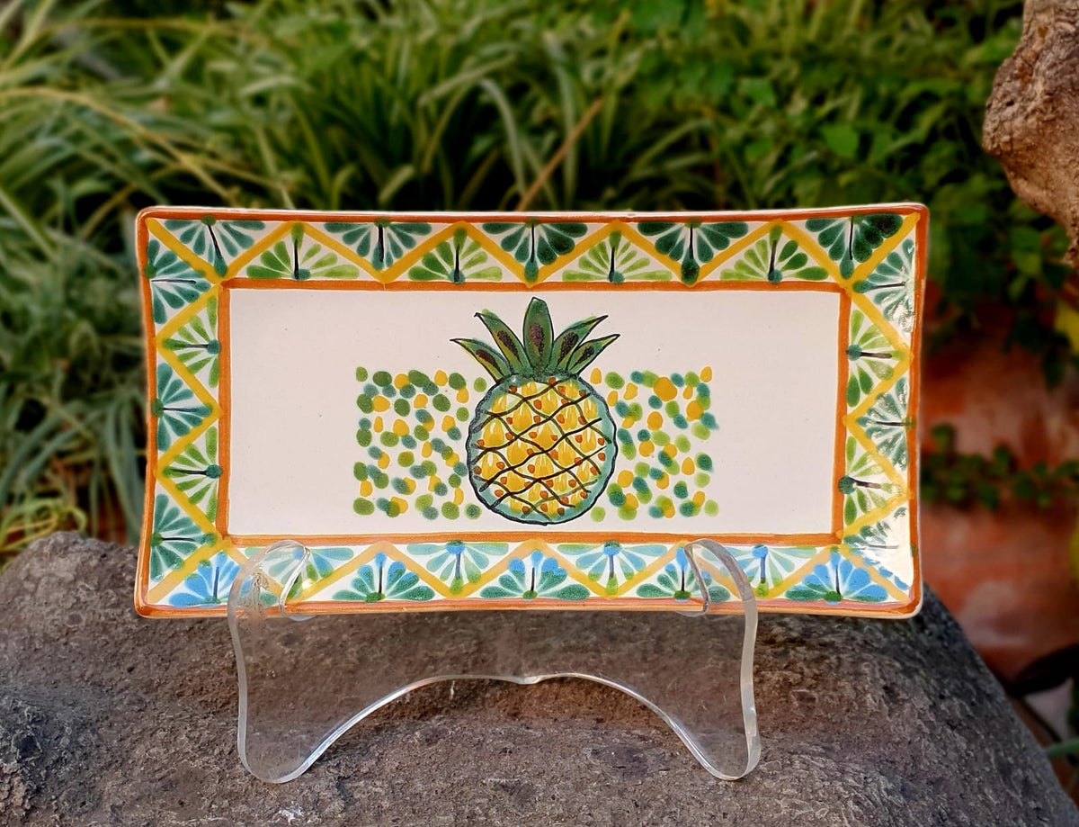 Bandejas Rectangulares Piña Multicolores