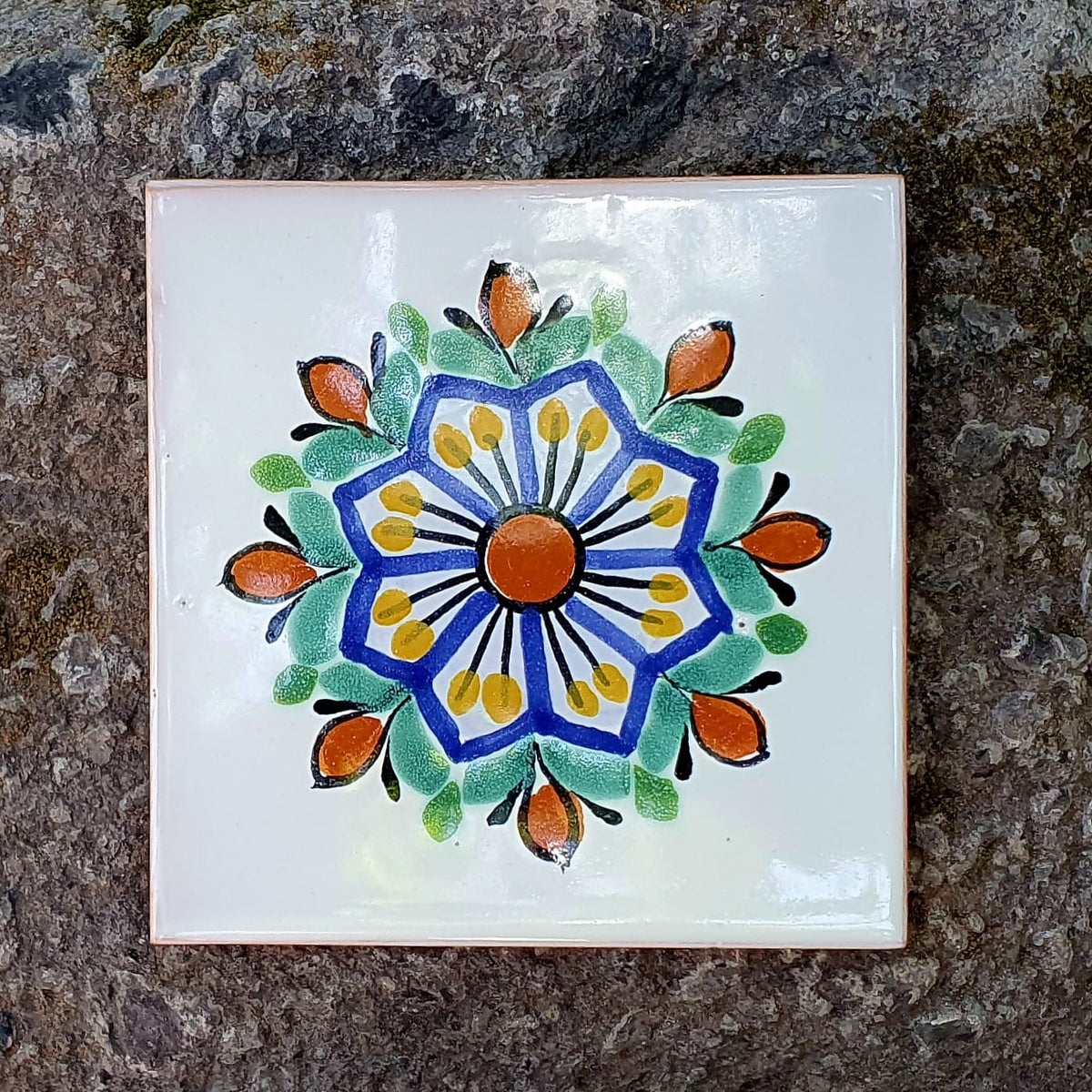 Flower XI Tile for wall MultiColors Mayolica Ceramics for kitchen ...