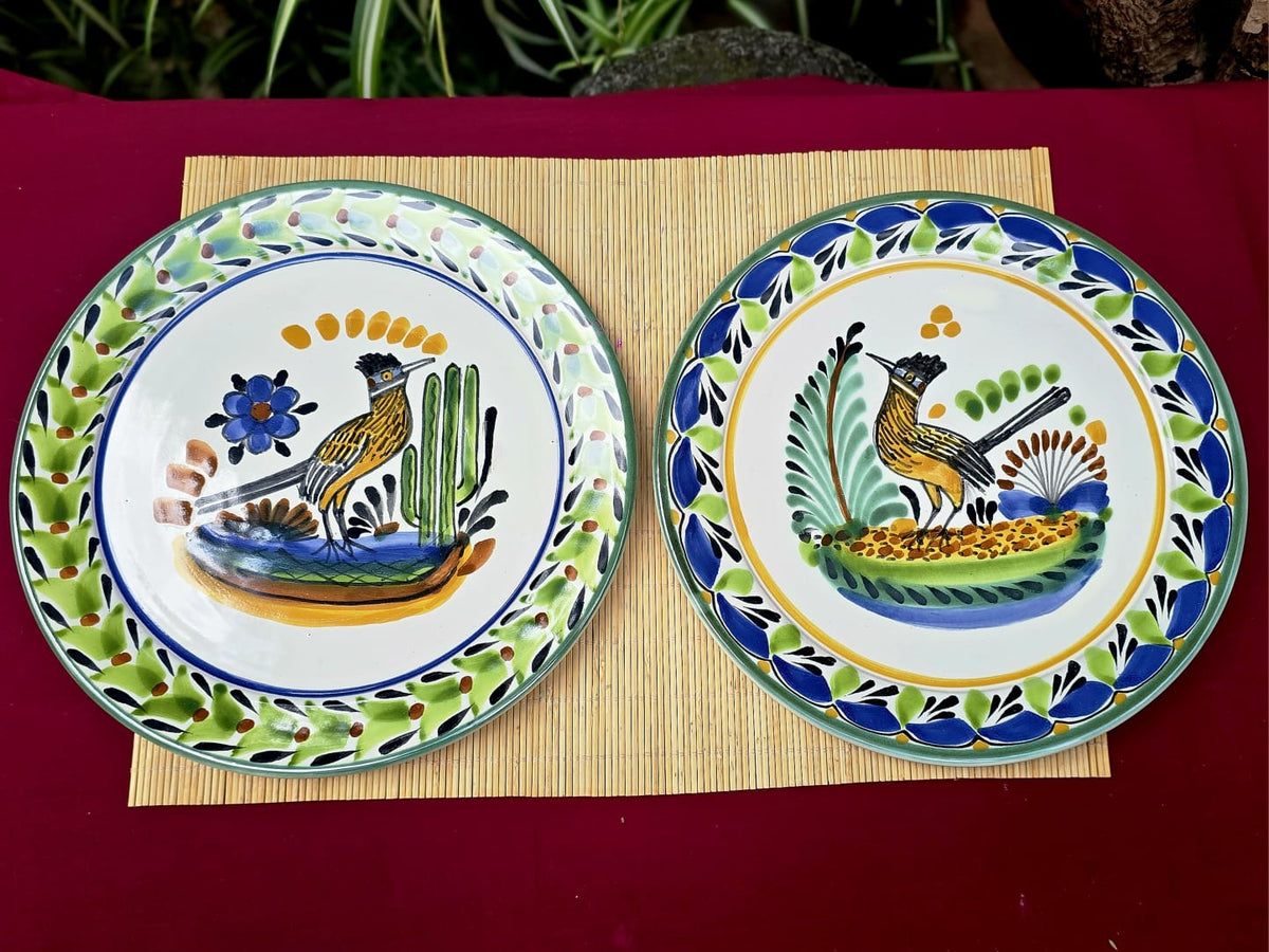 Juego de platos de vaquero y vaquera de 2 piezas MultiColors