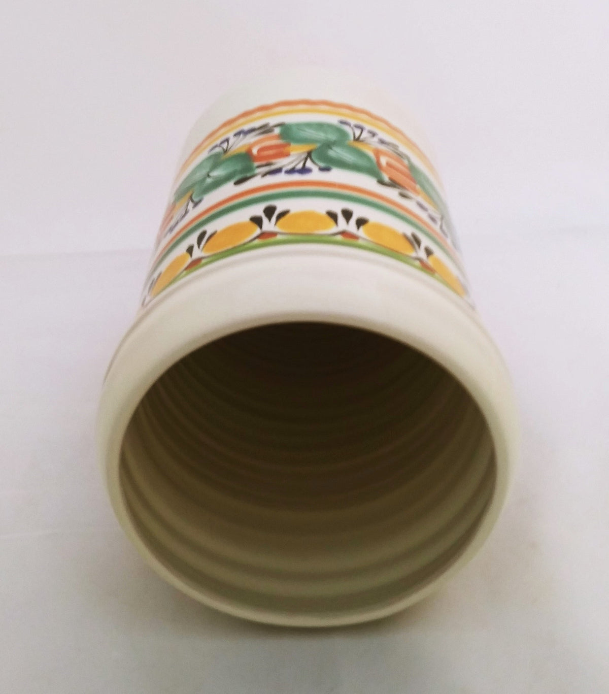 Wine Vase Ceramic 8.9" H Multi-colors