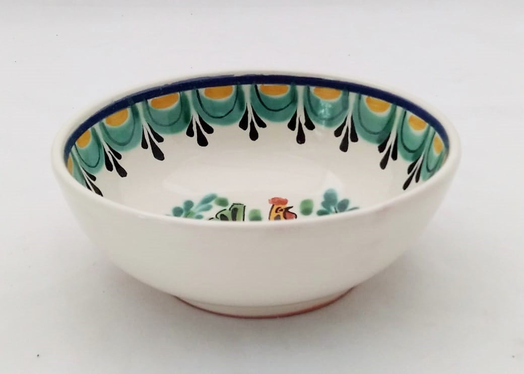 Chicken Cereal/Soup Bowl 16.9 Oz Multicolor