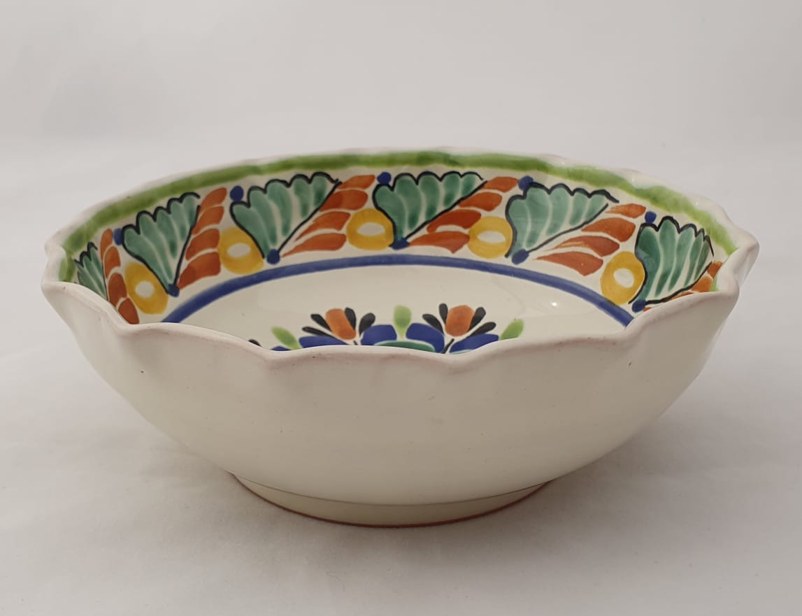 Flower Cereal/Soup Bowl 16.9 Oz Multicolor