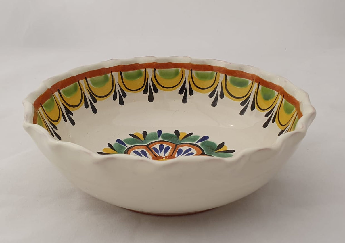 Tazón de sopa/cereal de flores 16.9 Oz Multicolor