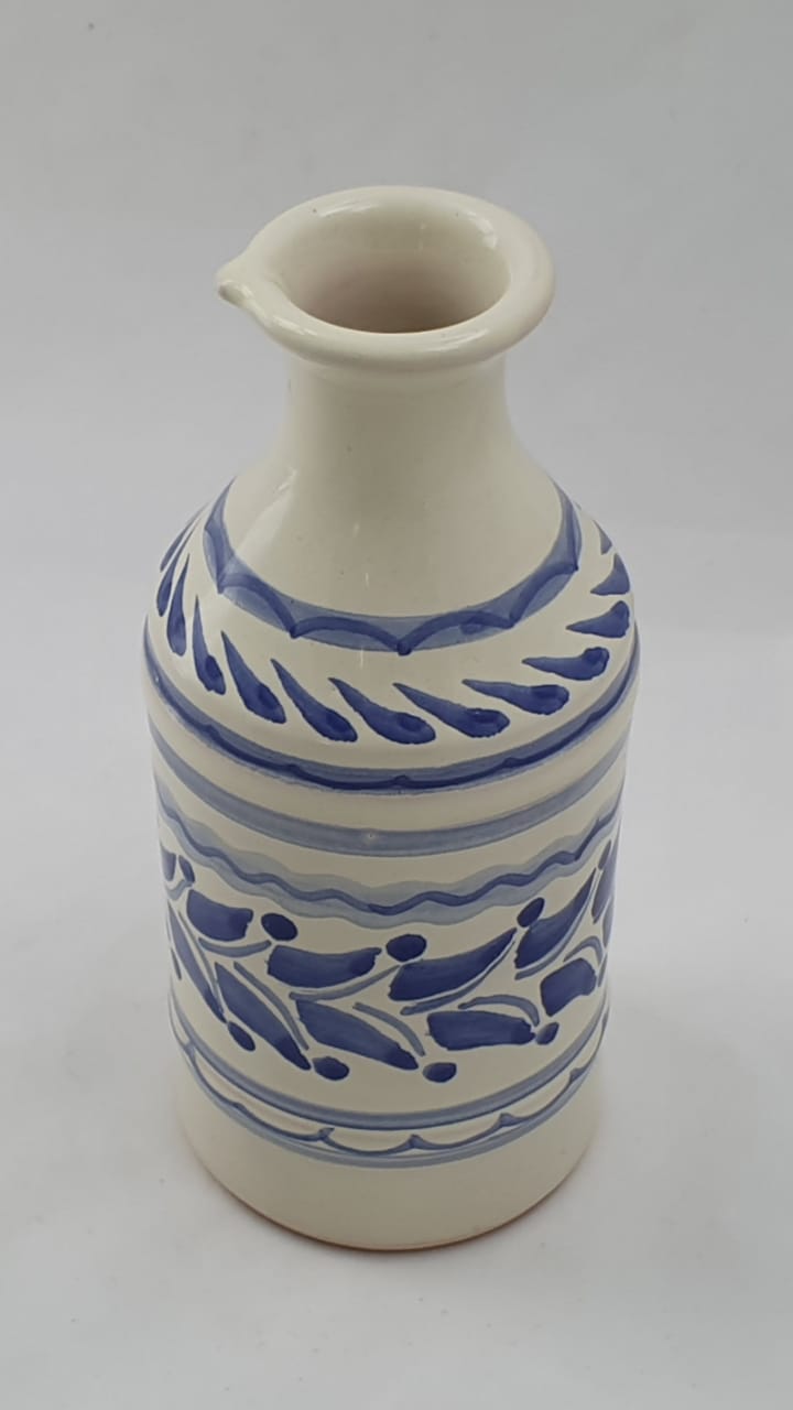 Olive Oil Crute 2.6 X 6.2" Blue