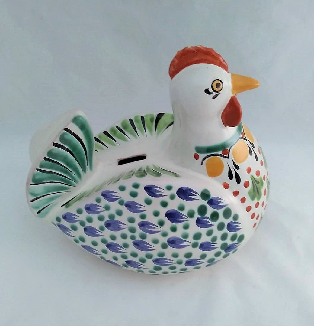 Colorful Ceramic Chicken Egg Holder