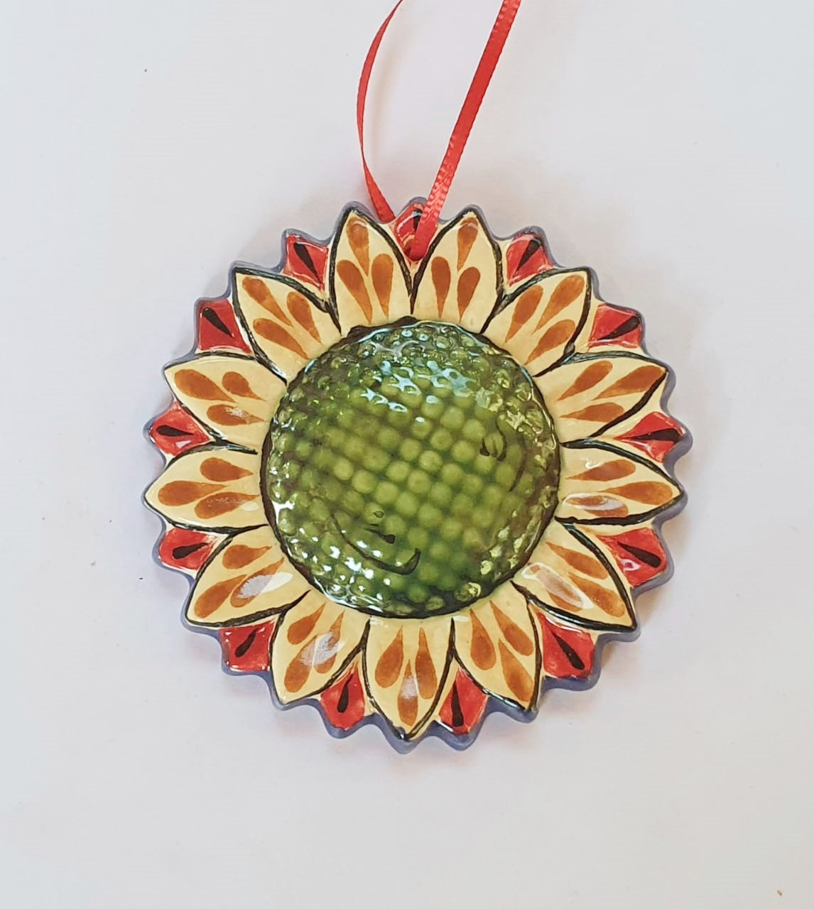 Adorno Flor del Sol Juego de 6 Multicolores