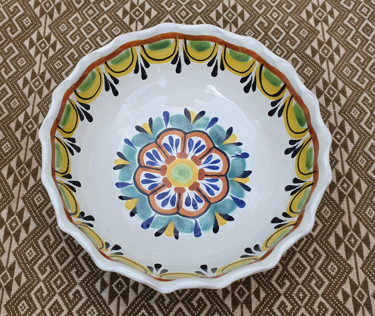 Flower Cereal/Soup Bowl 16.9 Oz Multicolor