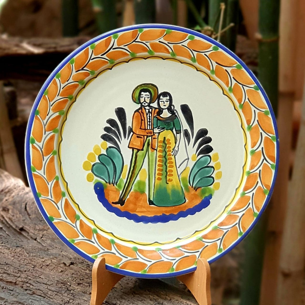 Decorative Wedding Plate MultiColors custom handmade Ceramic Gift