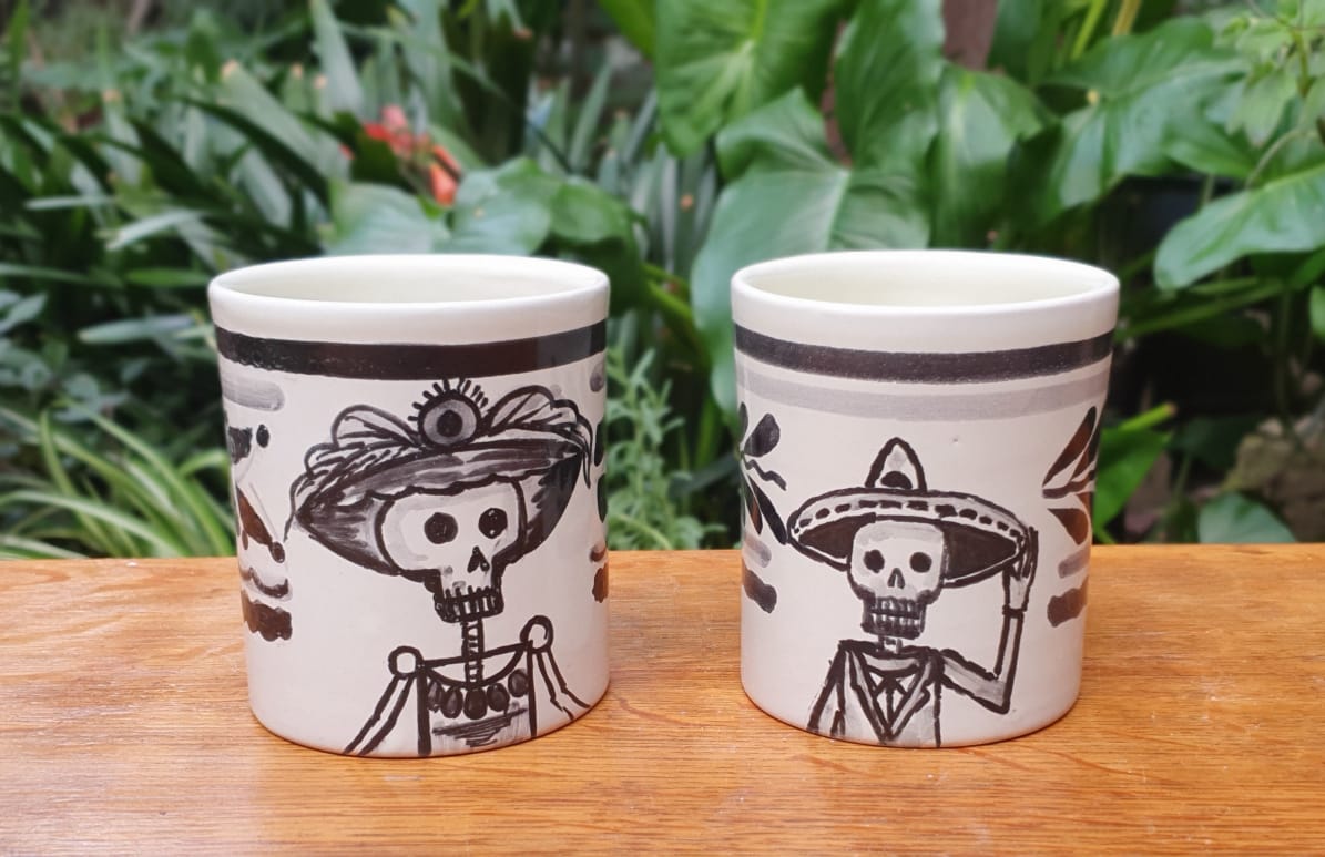 Mexican Talavera Cups - Mexican Pottery Hand Painted Mug