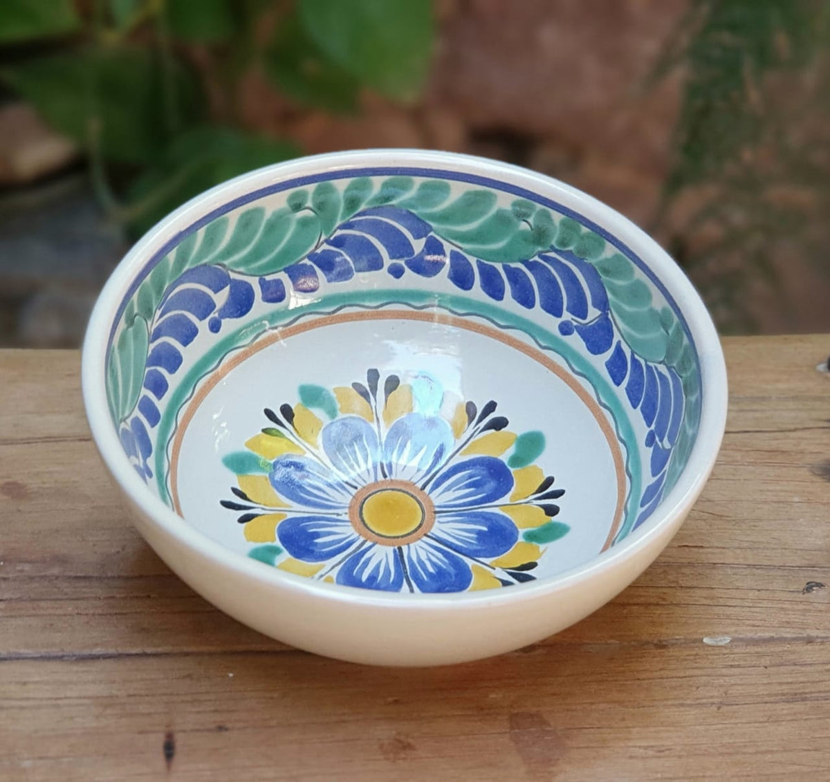 Flower Cereal/Soup Bowl 16.9 Oz Multi-colors