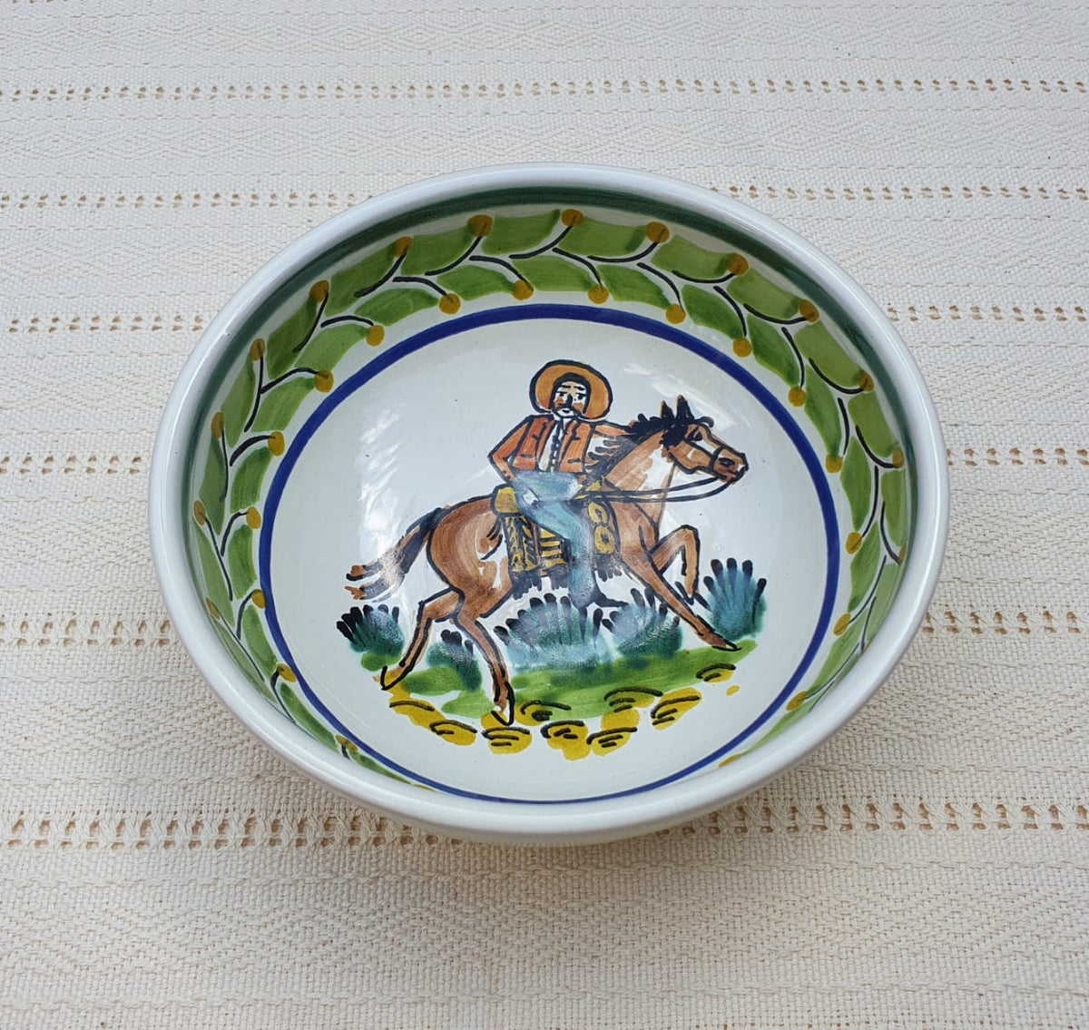 Tazón de sopa/cereal Cowboy 16.9 Oz Multicolor