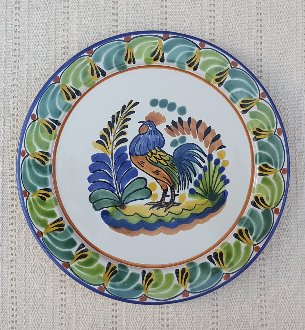 Rooster Plate MultiColors