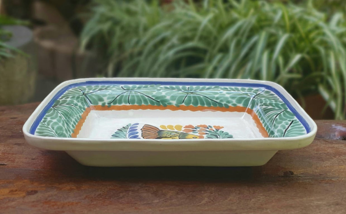 Chicken Rectangular Bowl 11*7.9" Multi-colors