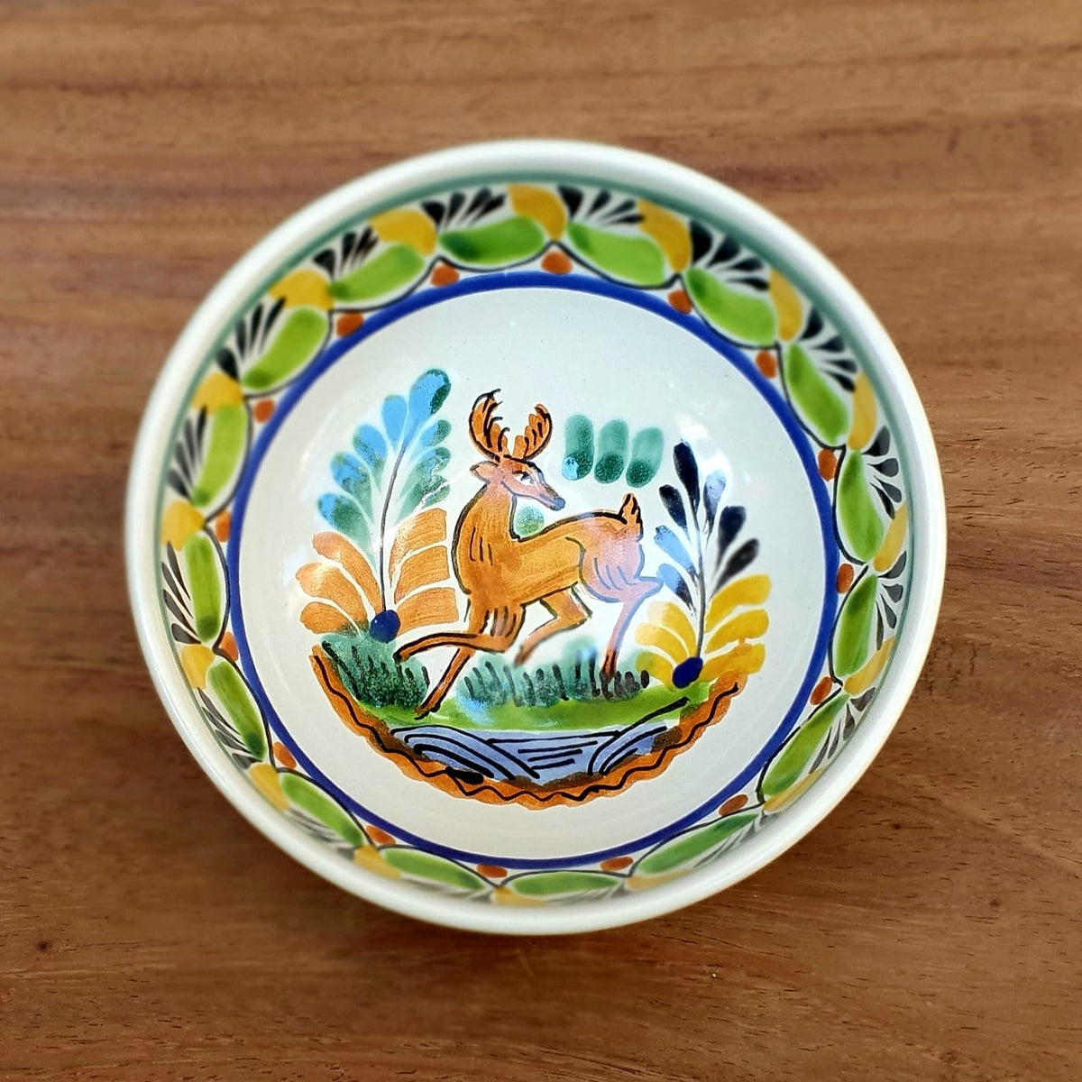 Tazón de sopa/cereal de ciervo 16.9 oz Multicolor