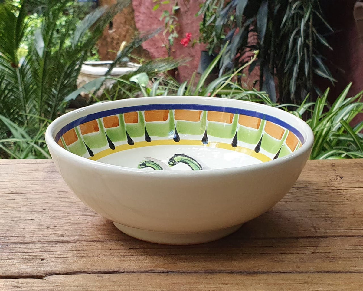 Chiles Pepper Cereal/Soup Bowl 16.9 Oz Multi-colors