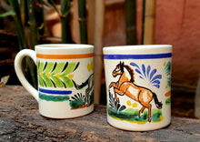 Horse Coffee Mug Set of 2 pieces 12 to 14 Oz Multicolors