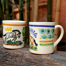 Horse Coffee Mug Set of 2 pieces 12 to 14 Oz Multicolors