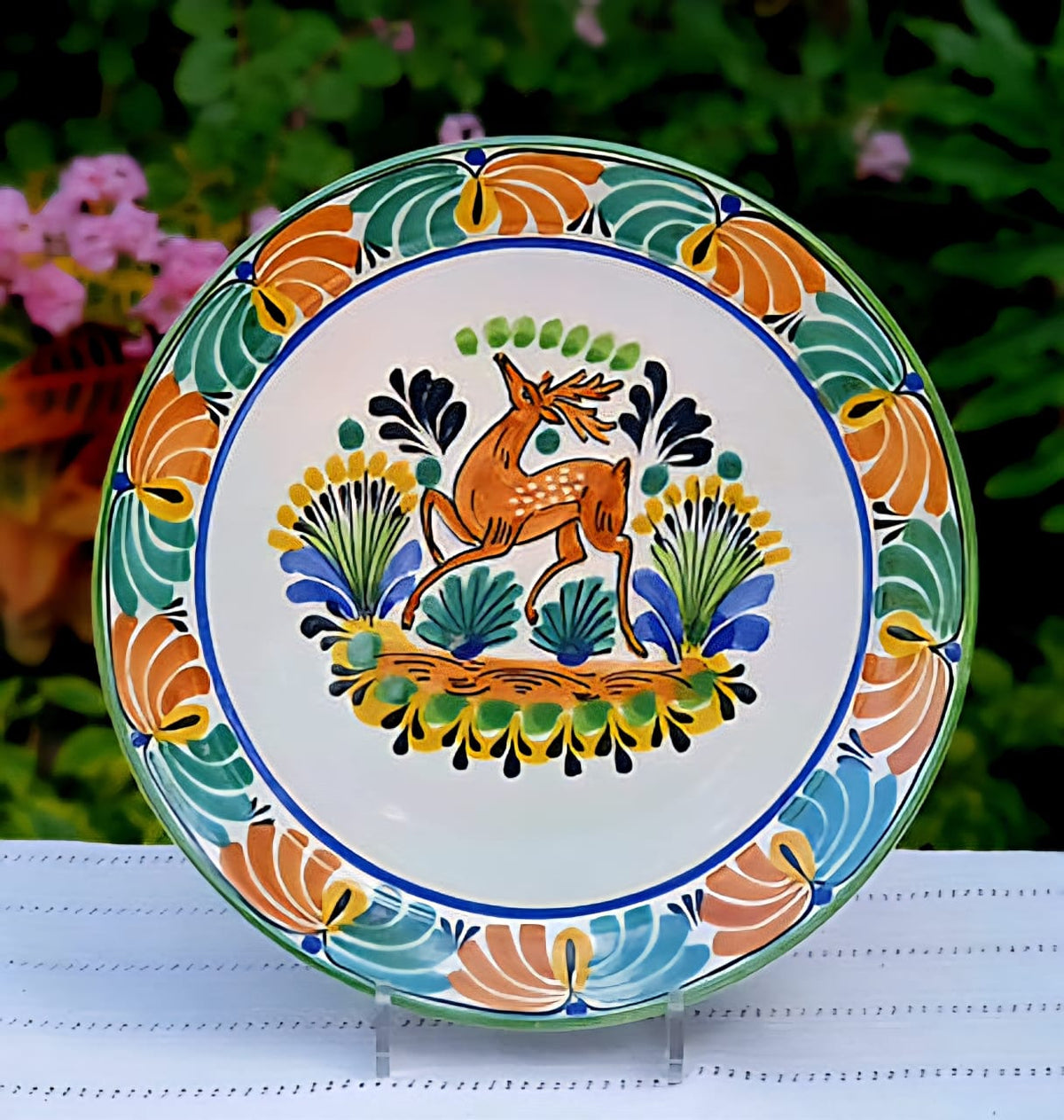 Deer Plate Multicolors