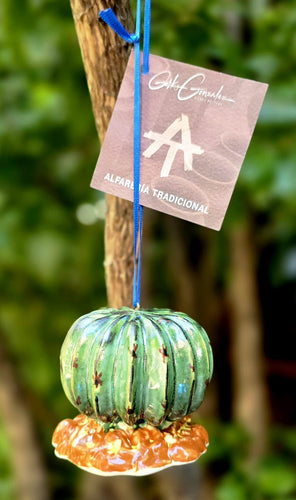 Ornament Round Cactus Figures 3D 2 in H