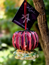 Ornament Round Cactus Figures 3D Set of 2 - 2 in H - Purple