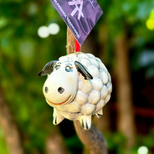 Sheep Christmas Ornament tree decor Ceramics handmade mexico