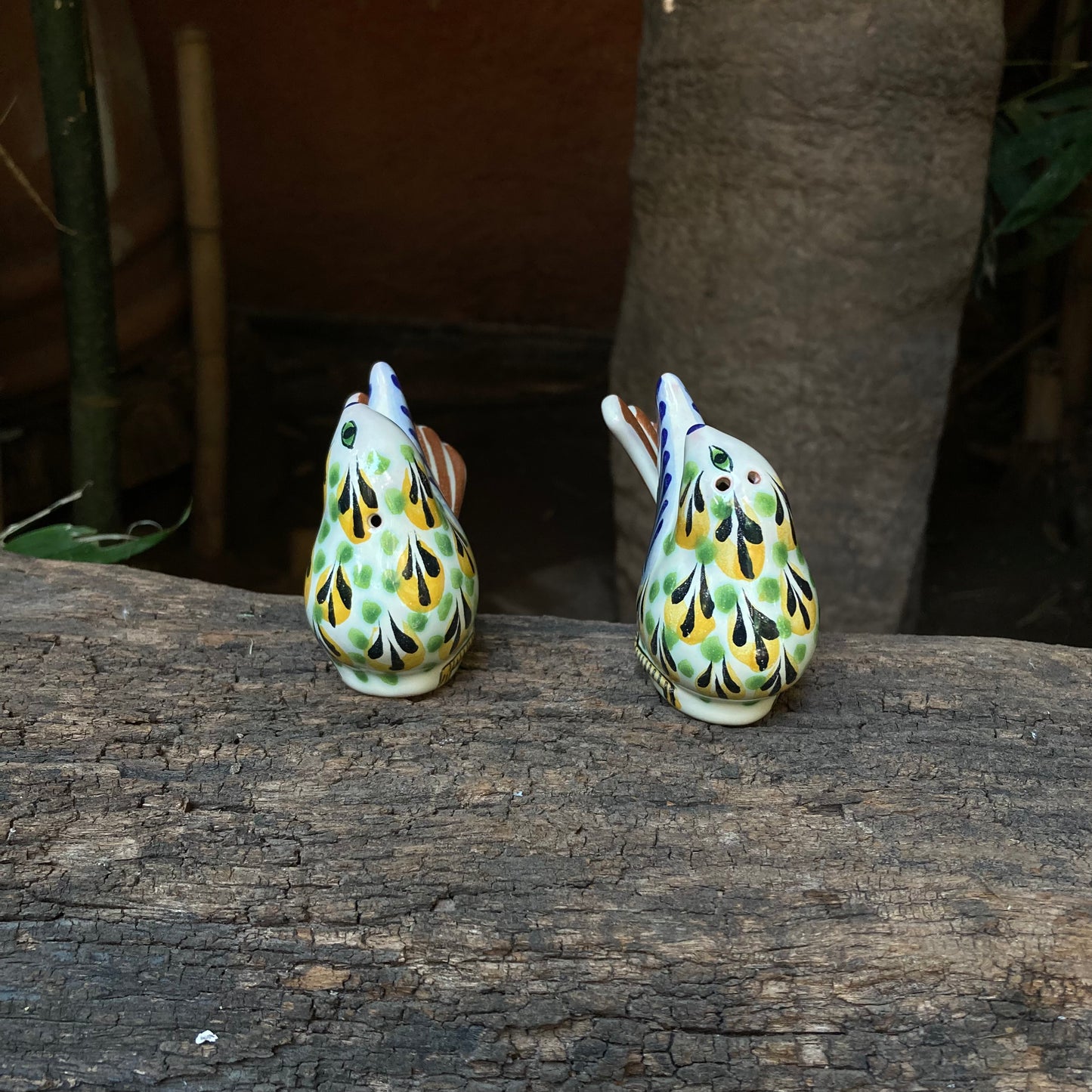 New Bird Salt and Pepper Shaker Set Multicolors