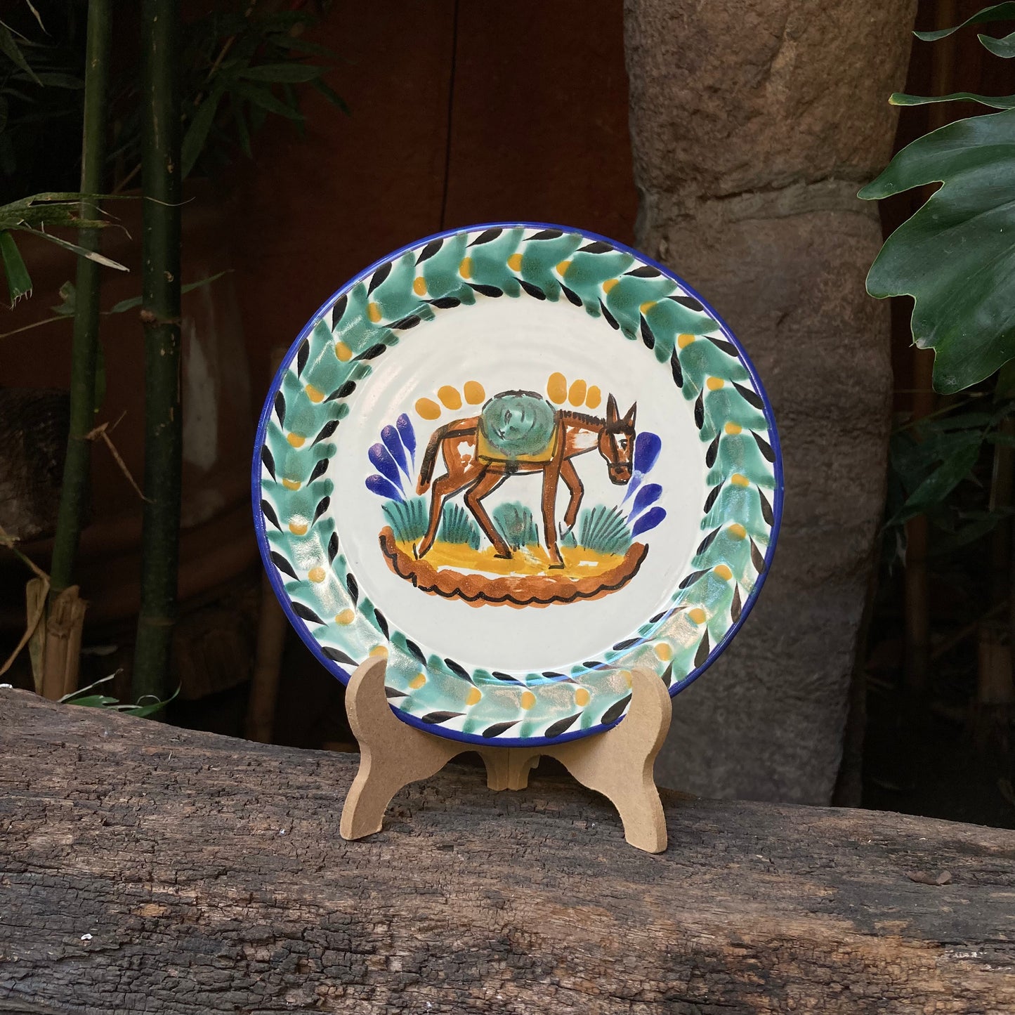 Plato Burro Multicolores 