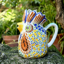 Rooster Water Pitcher 10" Height 54 Oz MultiColors - H