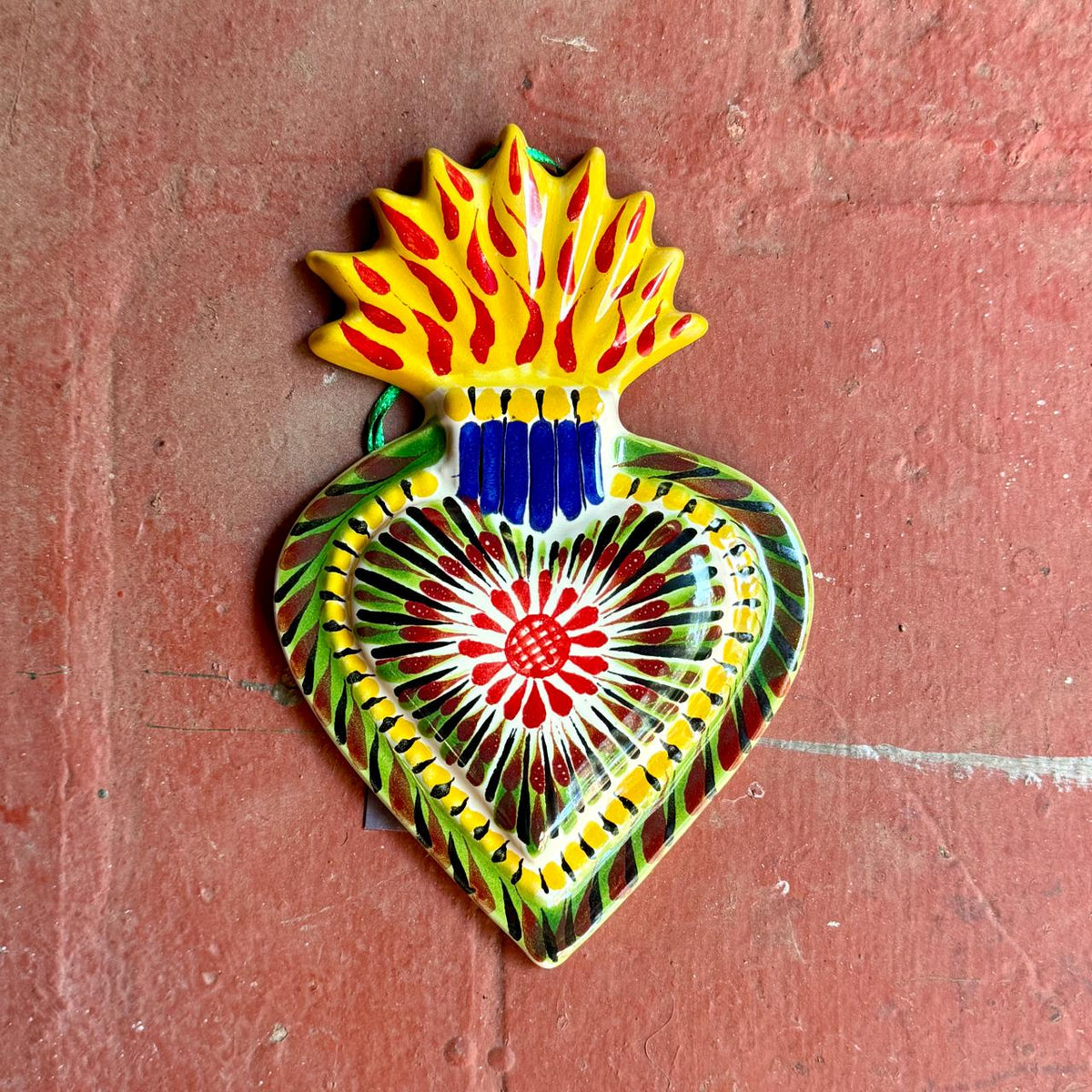 Ornament Sacred Heart Flat MultiColors