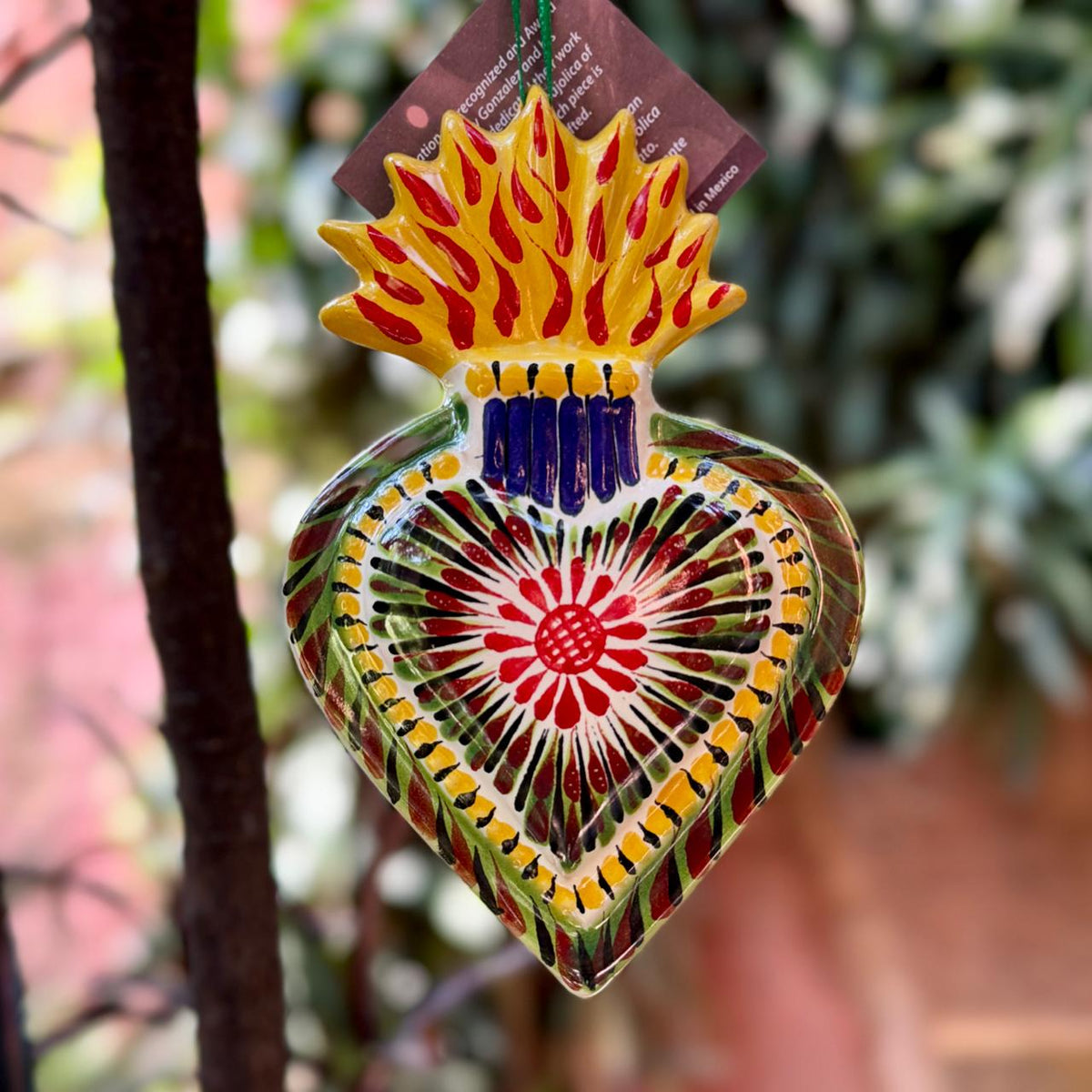 Ornament Sacred Heart Flat MultiColors