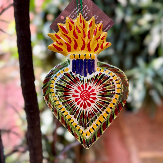 Ornament Sacred Heart Flat MultiColors