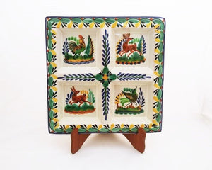 Animal Square Tray w/4 division 12.4*12.4" Green - Yellow ColorsTrayGorky Gonzalez Store181122 - 20