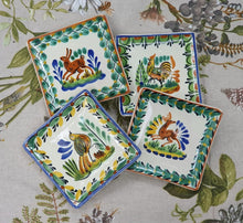 Animals Bread Square Plate / Tapa Plate 5*5" Set of 4 MultiColorsBread PlateGorky Gonzalez Store200502 - 18