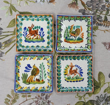 Animals Bread Square Plate / Tapa Plate 5*5" Set of 4 MultiColorsBread PlateGorky Gonzalez Store200502 - 18