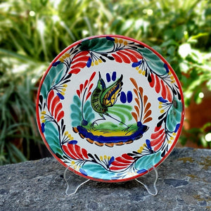 Bird Bread Plate / Tapa Plate 6.3" D Green - Red ColorsBread PlateGorky Gonzalez Store190712 - 30