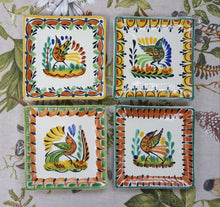 Bird Bread Square Plate / Tapa Plate 5*5" Set of 4 MultiColorsBread PlateGorky Gonzalez Store200502 - 16