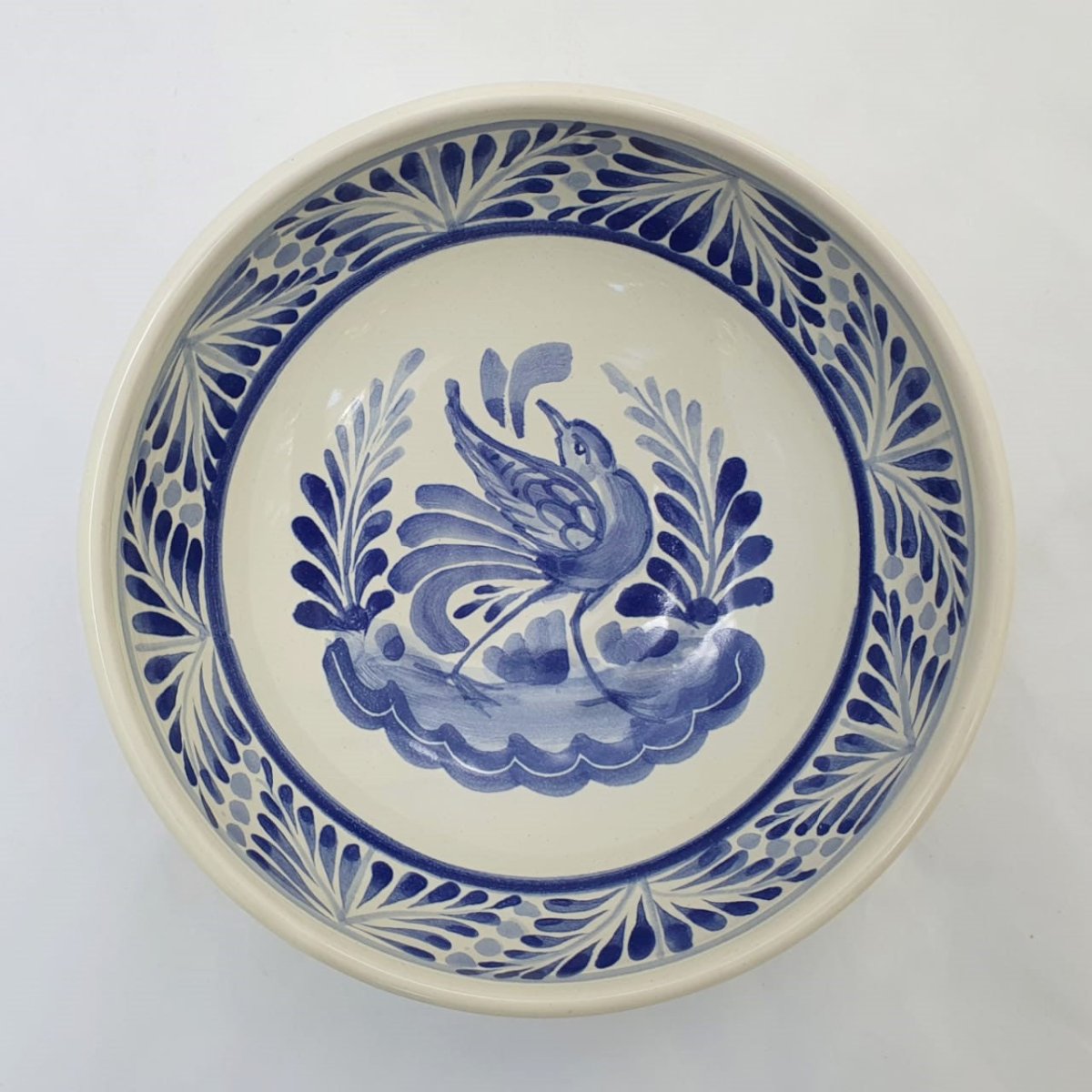 Bird Cereal/Soup Bowl 16.9 Oz Blue and WhiteCereal BowlGorky Gonzalez Store19070452