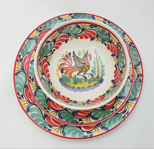 Bird Dish Set (3 pieces) Green - Red Colors (One Service)Dish SetGorky Gonzalez Store19032006