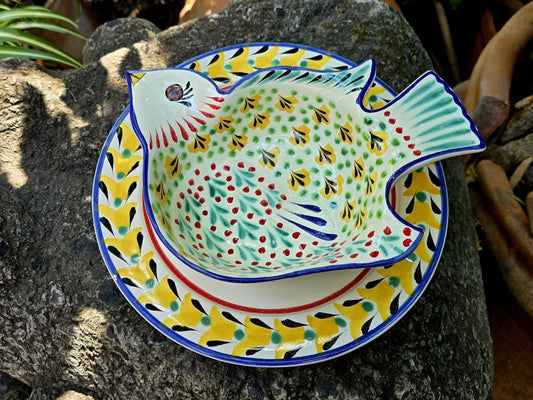 Bird Dish Set two pieces MultiColorsDish SetGorky Gonzalez Store250227 - 07