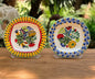 Bird HummingBird Bread Wave Plate 6.7" D MultiColors