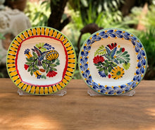 Bird HummingBird Bread Wave Plate 6.7" D MultiColors