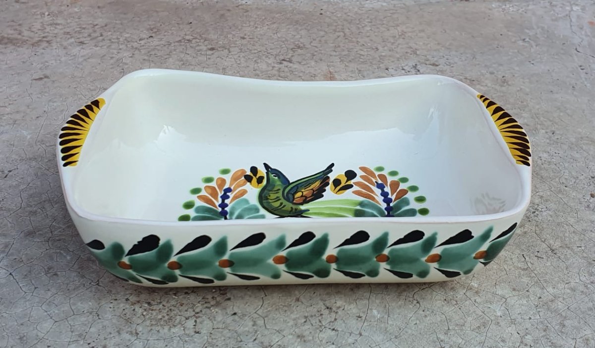 Bird Mini Rectangular Bowl 7.7 x "5.3"Multi - colorsSnack DishGorky Gonzalez Store20012710