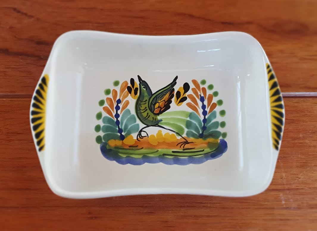 Bird Mini Rectangular Bowl 7.7 x "5.3"Multi - colorsSnack DishGorky Gonzalez Store20012710