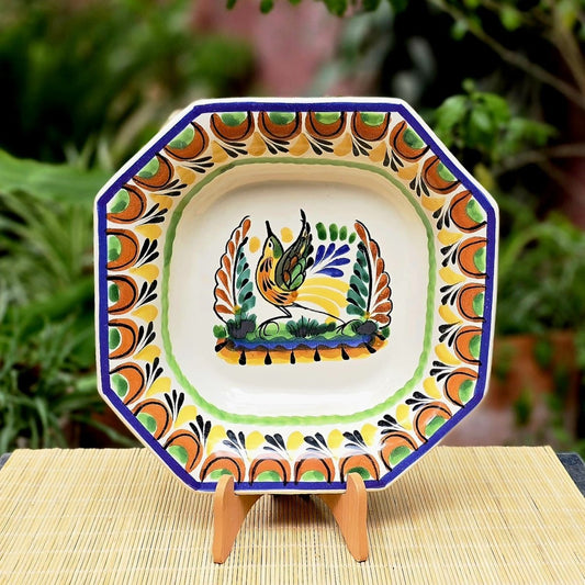Bird Octagonal Bowl 9.8 x 9.8 in MultiColorsSalad BowlGorky Gonzalez Store240629 - 22