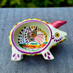 Bird Pig Snack Bowl 9x5 in Happy Borders